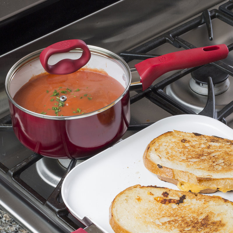 2 Quarts Non-Stick Ceramic Saucepan