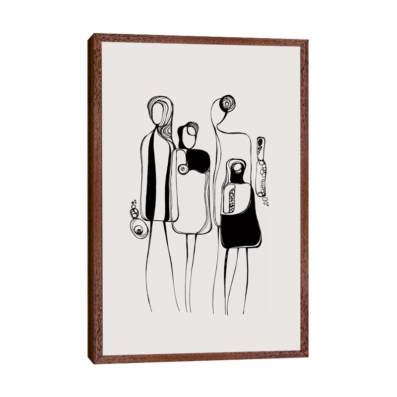Pod People V 1 Piece Wall Art on Canvas, 66.04 cm H x 45.72 cm W, Classic Wood Framed