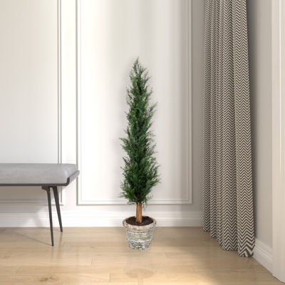 Artificial Potted Cedar Tree Full