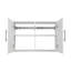 Armoire de rangement supérieure 36 po Barrayo - Armoires murales élégantes et spacieuses pour maximiser votre rangement, H 24 po x l 36 po x P 16 po, blanc -1624403044