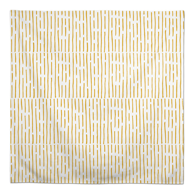 Abstract Square Tablecloth, Yellow
