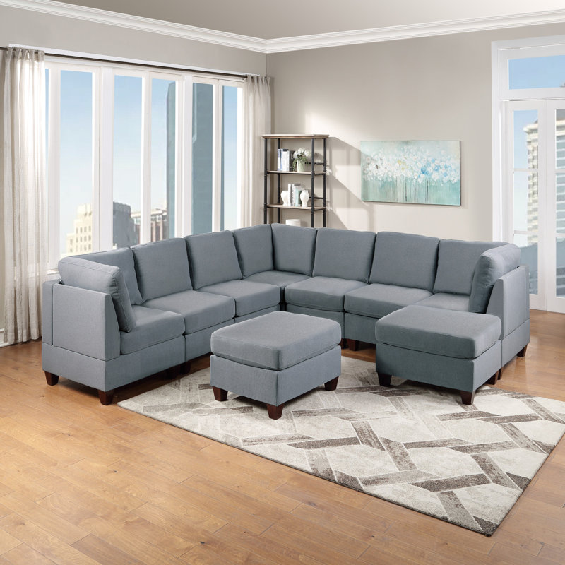 Canapé modulaire modulaire 9 pièces