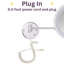 Miroir de maquillage lumineux à fixation murale de 9,5 po Jerdon-98208936