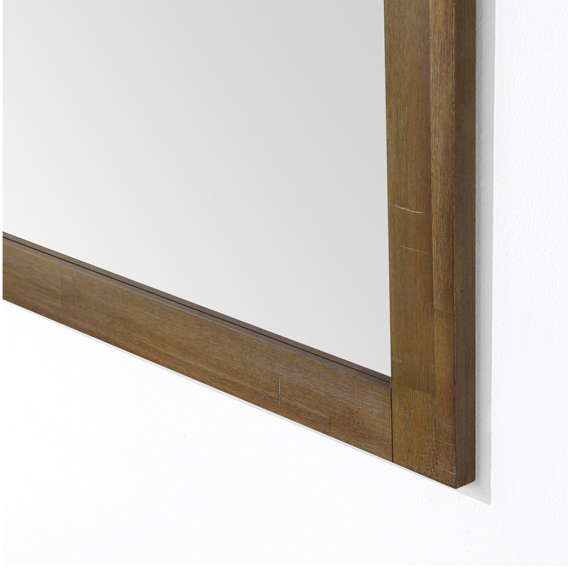 Tahoe OVE Decors 71" Double Bathroom Vanity Set with Mirror, Almond Latte