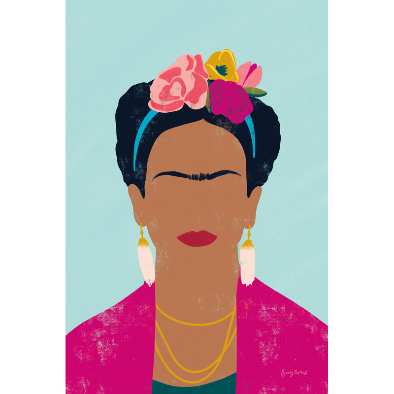 Orvokki Frida Kahlo I sur toile, H 48 po x l 32 po x P 1,25 po