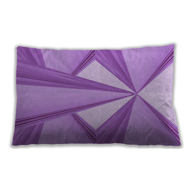 Coussin à motifs 990, Synthétique, Mauve