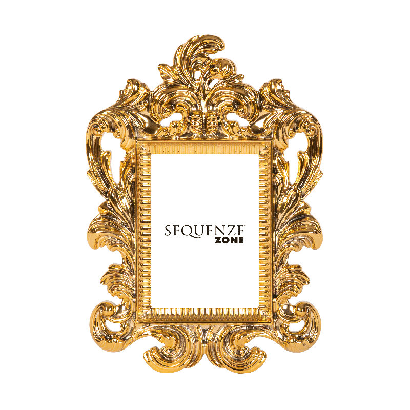 Embossed Picture Frame, Gold