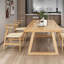 Table de salle à manger moderne Modern Burlywood-1251817407