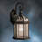 Caroline 15.5" 1-Light Painted Black Outdoor Hardwired Wall Lantern-766931960