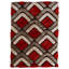 Tapis orange / brun à poils longs Corey-Leigh-1600345458