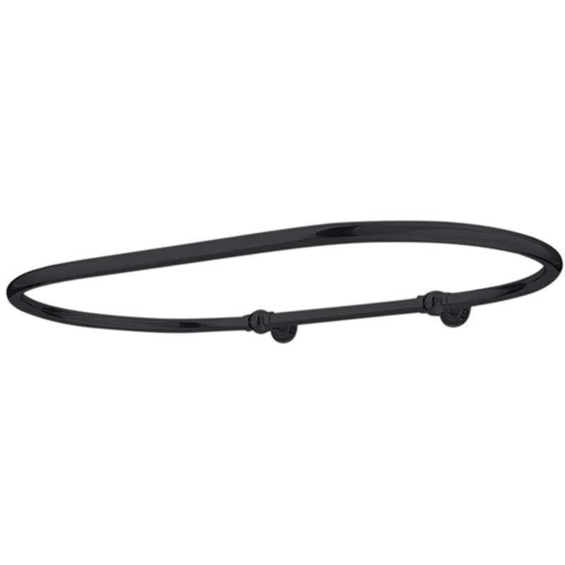 Aardhna 30cm Curved Fixed Shower Curtain Rail
