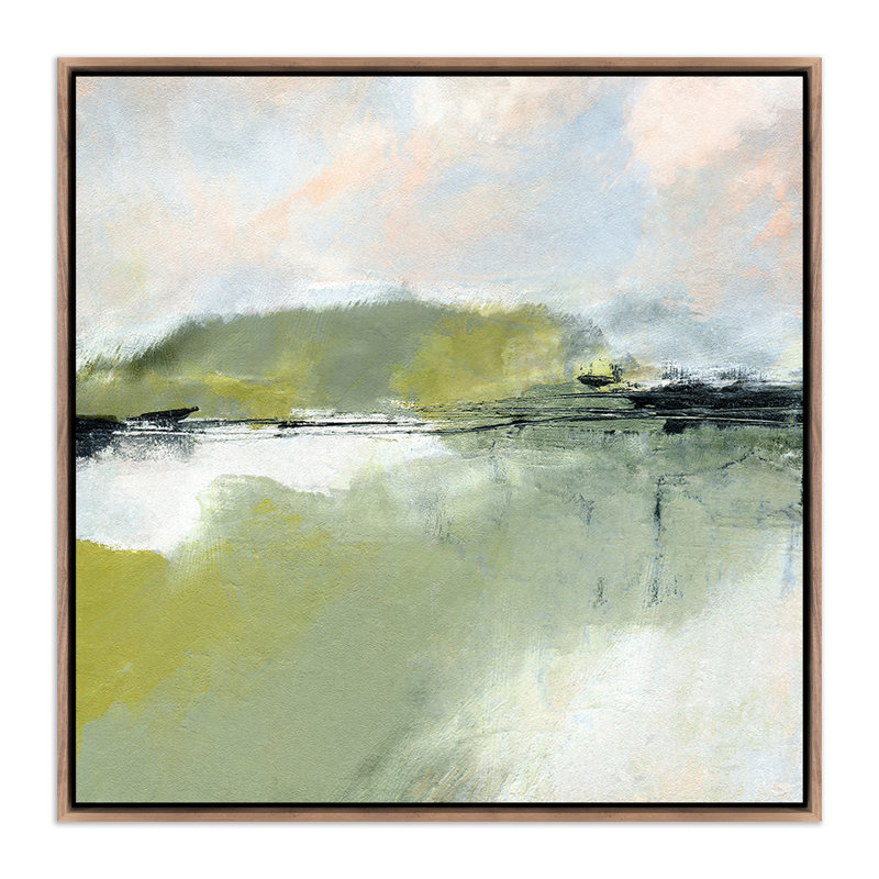 Savor Print by Melanie Biehle, 48" H x 48" W, Black Maple Framed