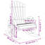 Chaise Adirondack à bascule Vidaxl