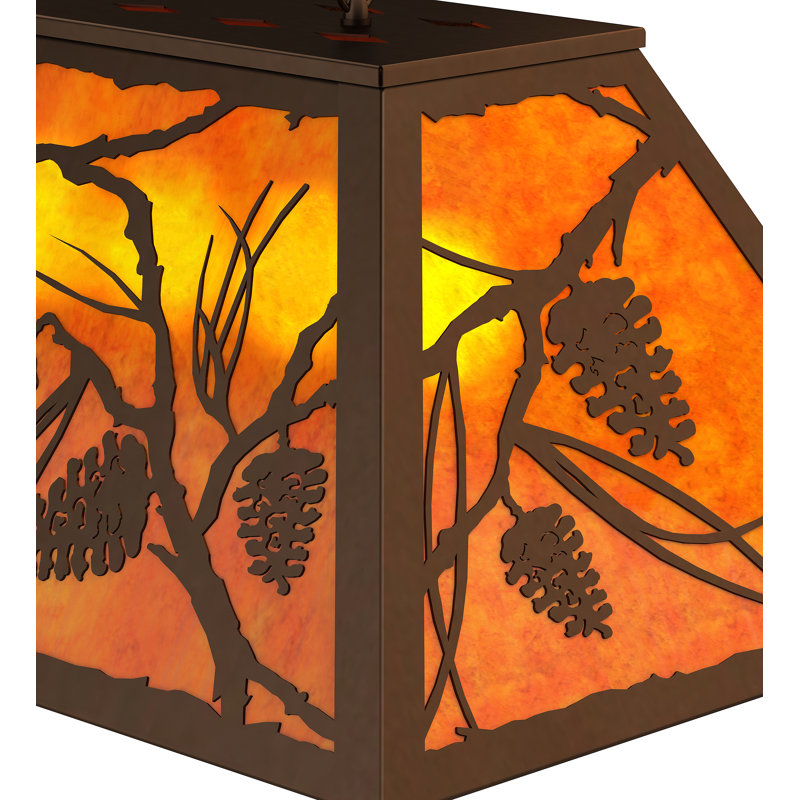 Jacklyn 6 - Light Pendant, Timeless Bronze, Amber