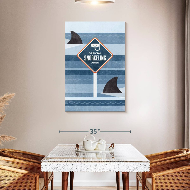 Senne Official Snorkeling Area, 45" H x 30" W