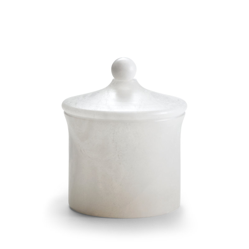 Récipient de rangement pour salle de bain Alisa, Blanc