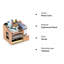 Veedersburg Manufactured Wood Desk Organiser-2135613498