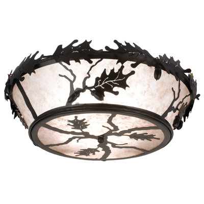 Rustic Lodge 4 - Light Flush Mount