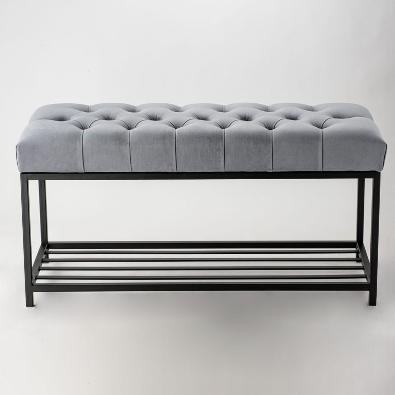 Avaeah Upholstered Storage Bench, 40cm H x 80 cm W x 40cm D