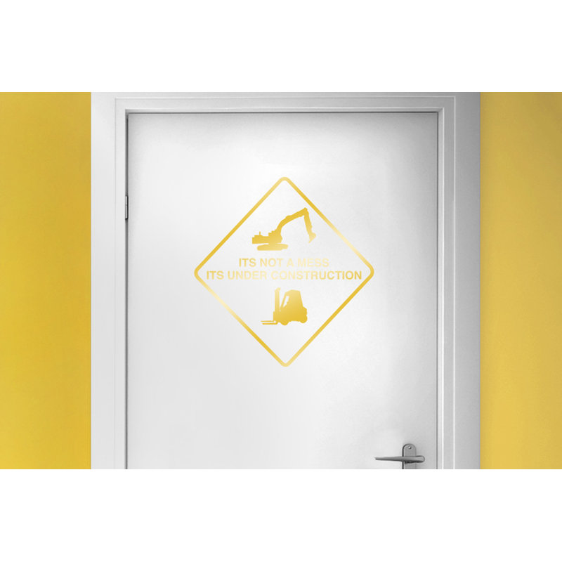 Wall Decal, Shiny Gold