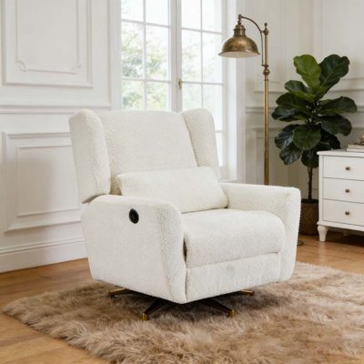Fauteuil inclinable électrique pivotant, inclinable pivotant à 360 ° Boucle