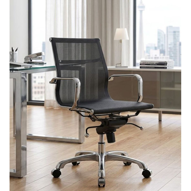 Loira Mesh Office Chair, Black