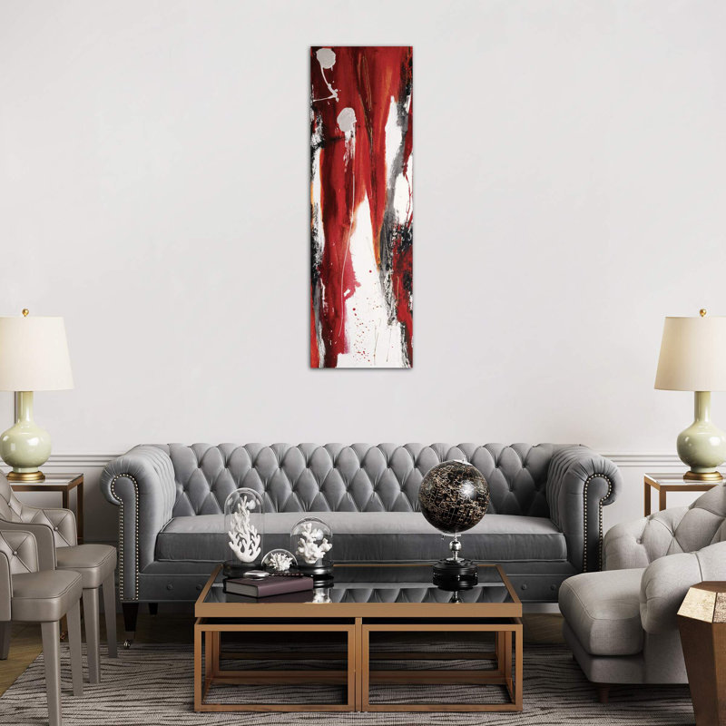 Tango III 1 Piece Wrapped Canvas Painting, 30.48 cm H x 91.44 cm W x 3.175 cm D