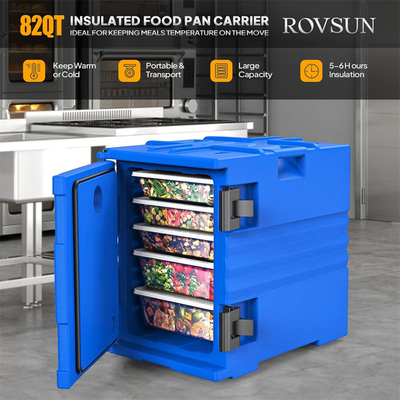 82 pte Chauffe-aliments avec petites roues