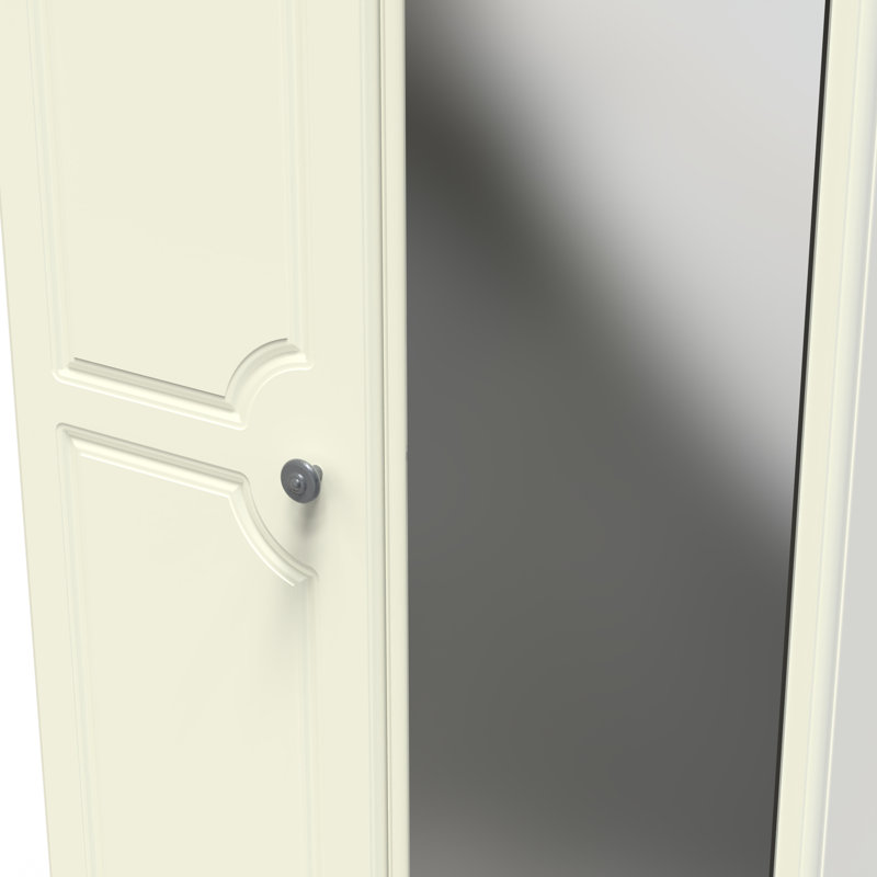 Adala Manufactured Wood Wardrobe, Cream Ash