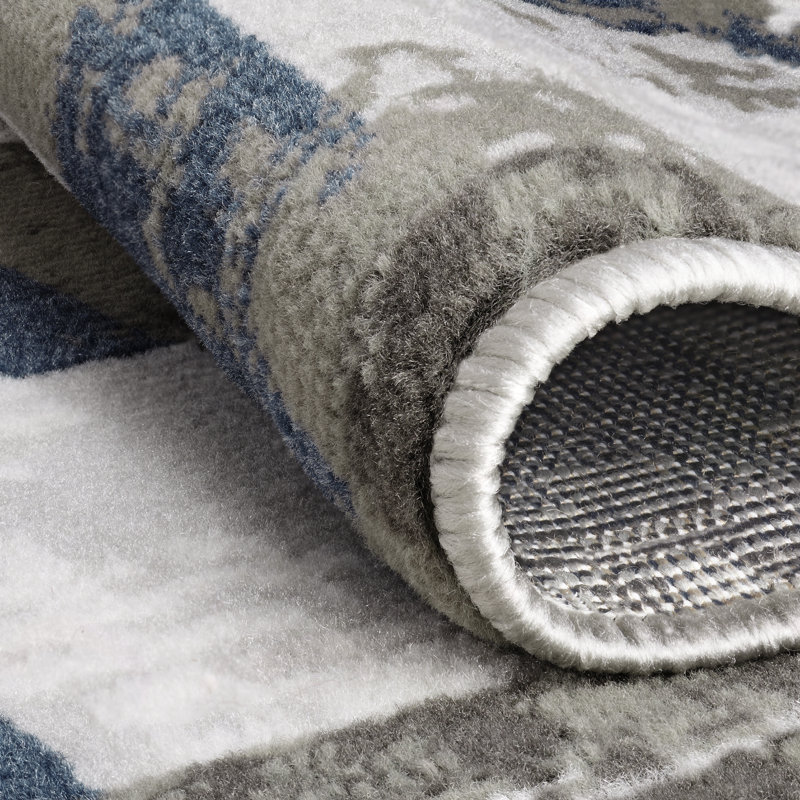 Ensemble de tapis gris Flatweave