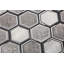 3" x 3" Metal Honeycomb Mosaic Tile