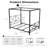 Saarah Metal Canopy Bed-1160027778-1167327538