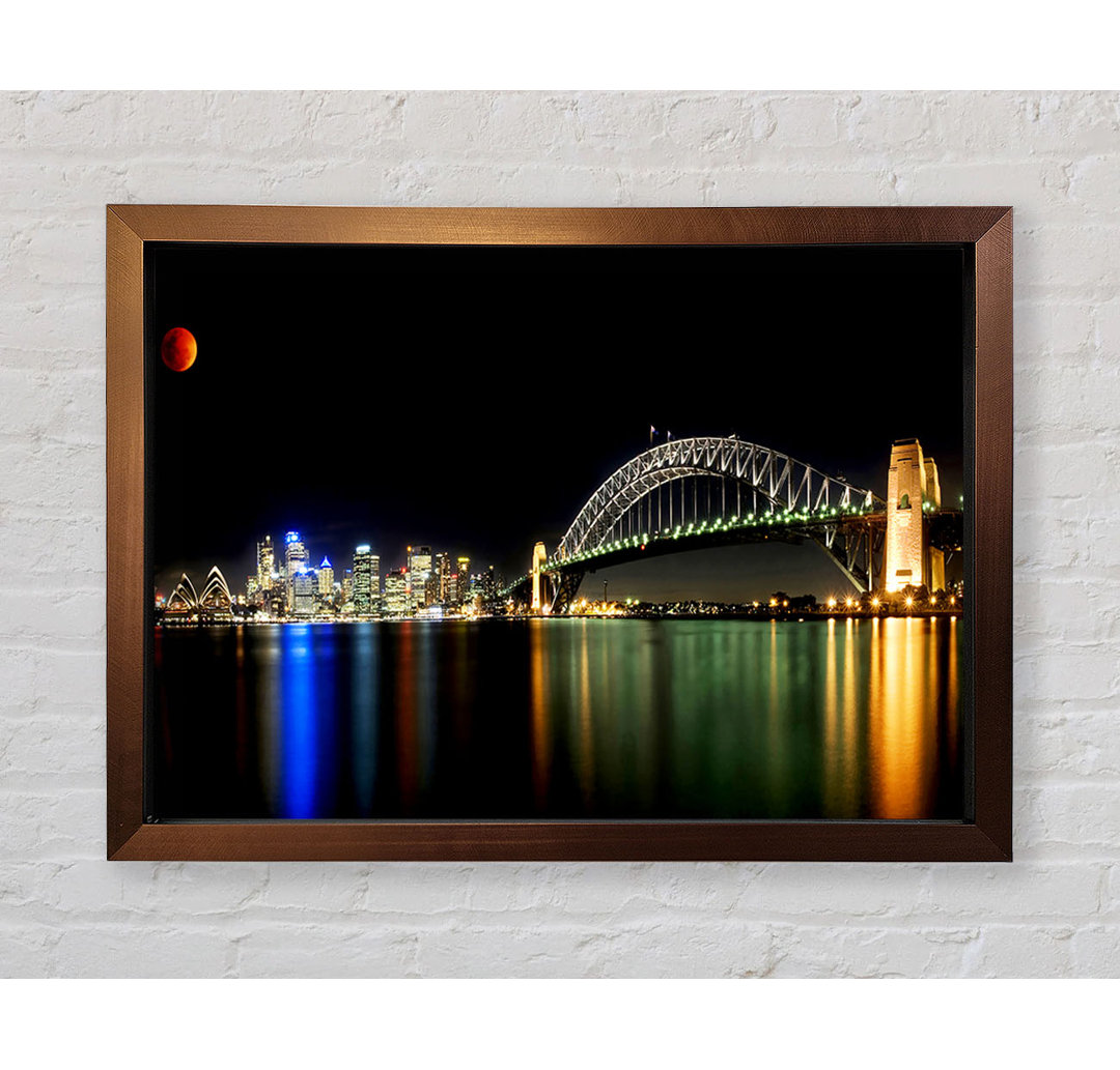 Sydney Harbour Bridge Opera House - Einzelner Bilderrahmen Kunstdrucke