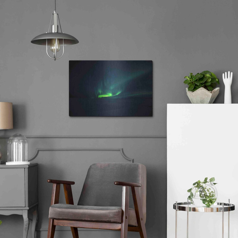 "Northern Lights Aurora Borealis 4" par Luxe, H 16 po x l 24 po