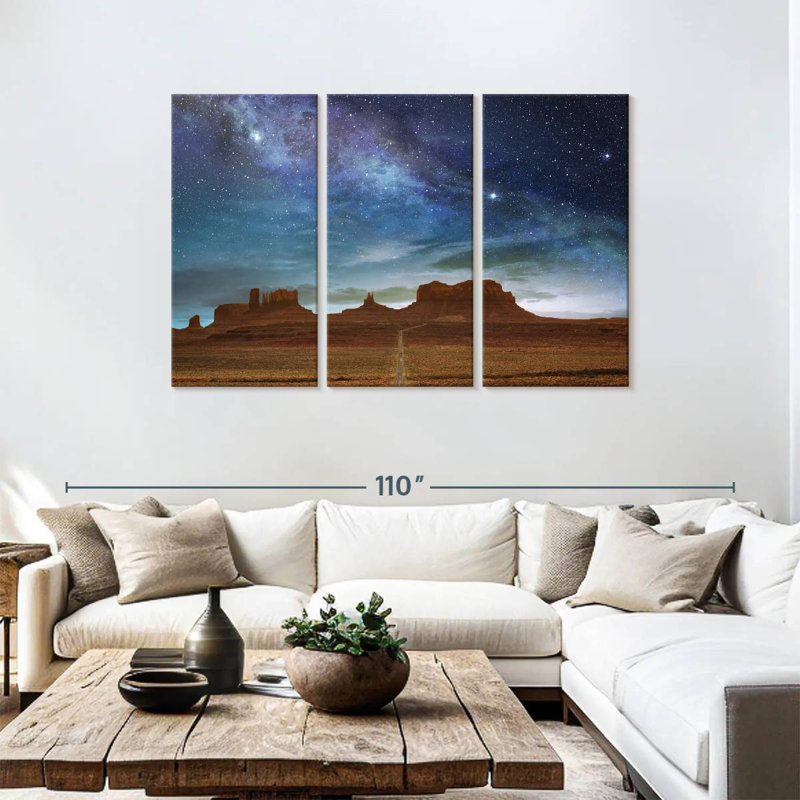 Oberle Voie Lactée au-dessus de Monument Valley, H 48 po x l 74 po