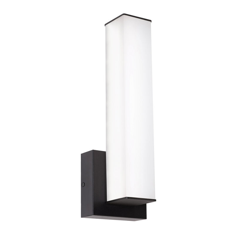 Toviyah LED Flush Mounted Sconce, Black