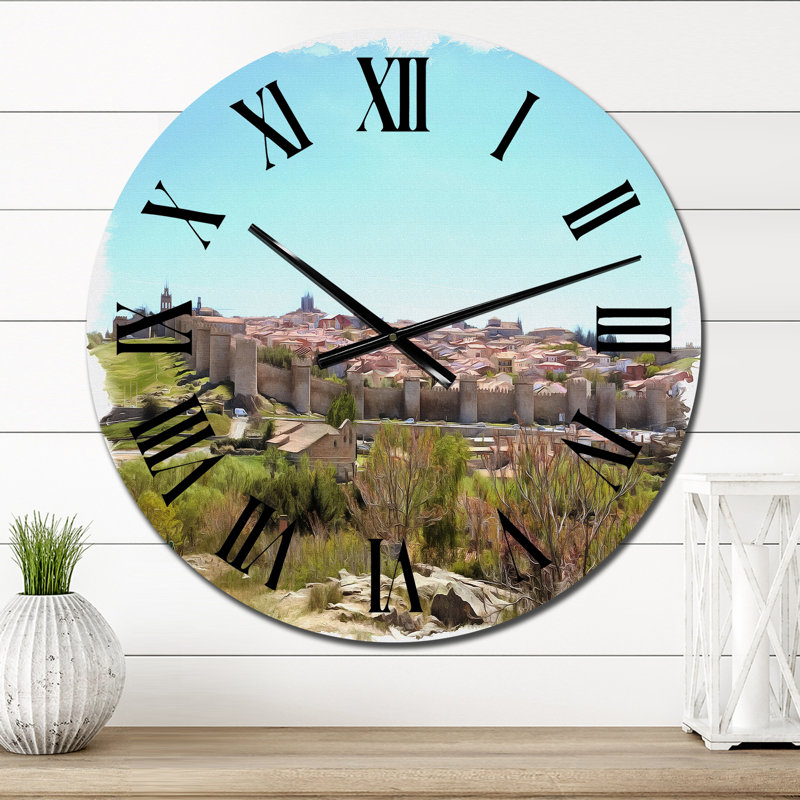 Horloge murale très grande, Moyen