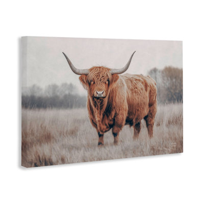 Centre Of Attention Cattle Canvas, design by Nathan Larson