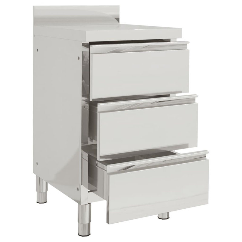 Atwekk 96cm Kitchen Pantry, Silver