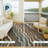 Machine Washable Indoor/Outdoor Chantille ACN2570 Abstract Rug-290890045-290889995