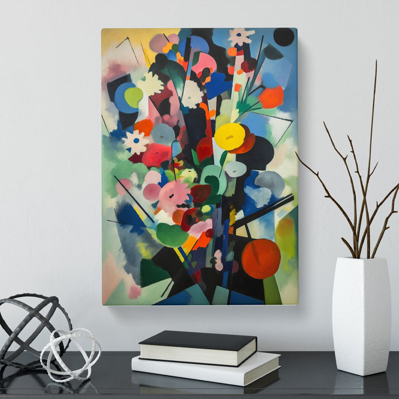 Ilex Flowers Bauhaus Vol.3 - Wrapped Canvas, 76cm H x 50cm W x 3cm D