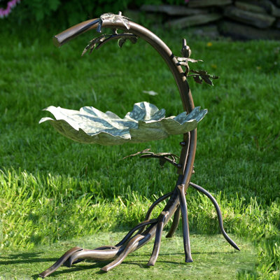 Bain d'oiseaux en feuille d'érable Idylwood