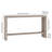 Osman Rectangular Console Table in Antiqued Grey Oak-106713762-106713760