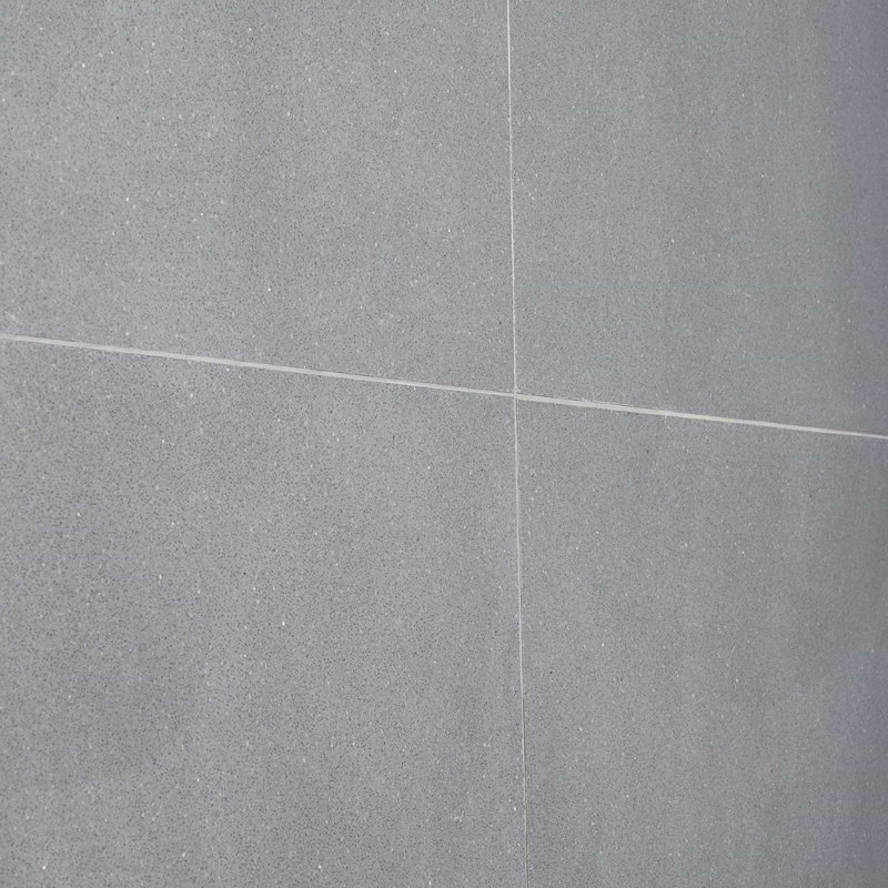 Terrazzo Italy Sacra 24x24 Honed Marble Tile, Dolce Gris Gray