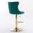 Swivel Velvet Barstools with Adjusatble Seat Height-1880070280-1880070281