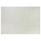 Super Tibetan hand-knotted Wool/Bamboo Silk White Area Rug