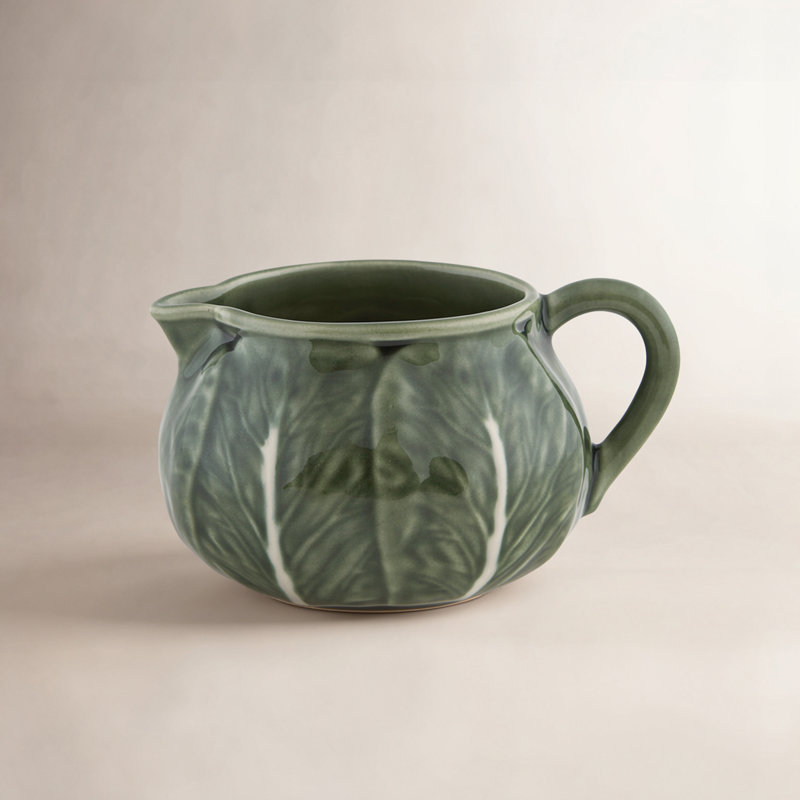 Cabbage Hand Painted Creamer Bowl