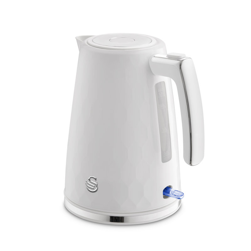 Swan 1.7L Electric Tea Kettle, White