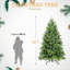 Arbre de Noël 8 pi avec embouts en PE + PVC 1847