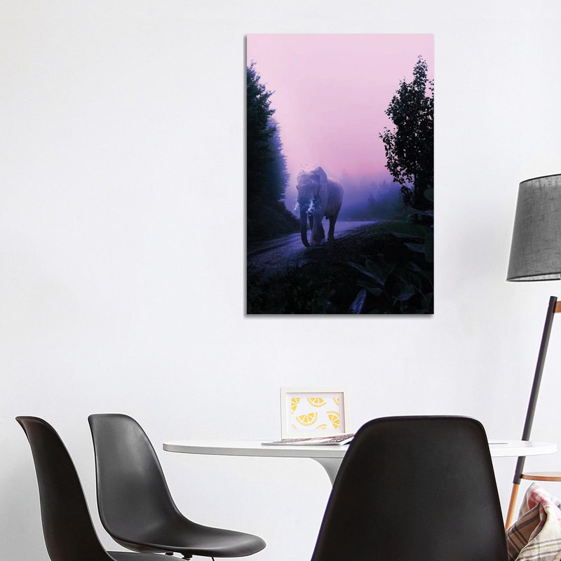 Elephant by Milos Karanovic - Wrapped Canvas Print, 101.6 cm H x 66.04 cm W x 3.175 cm D